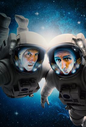 Lano and Woodley In Space